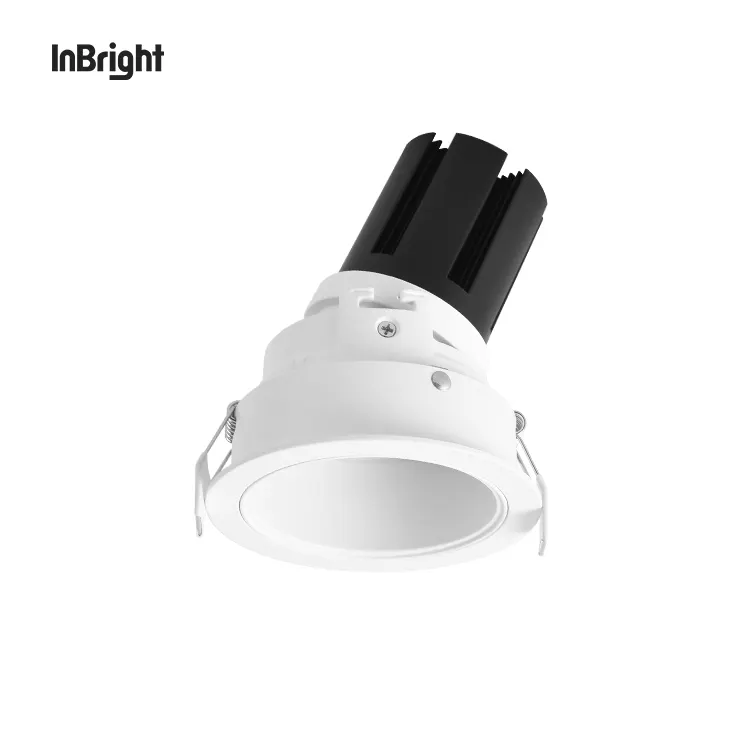 Anti-Glare Adjustable Trimless Dimmable LED Downlight 8-20W