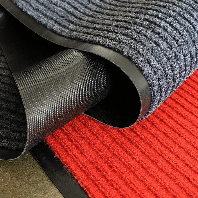 Polyester Entrance Door Mat 4-8mm Thick With PVC Backing