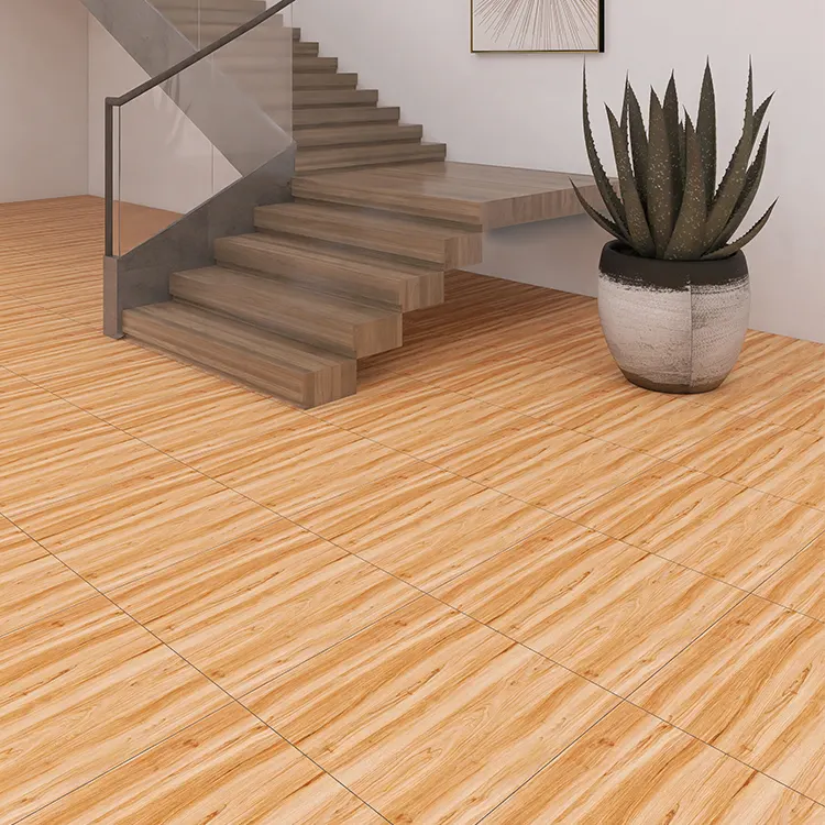 Wood-Look Porcelain Floor Tile 600x600mm