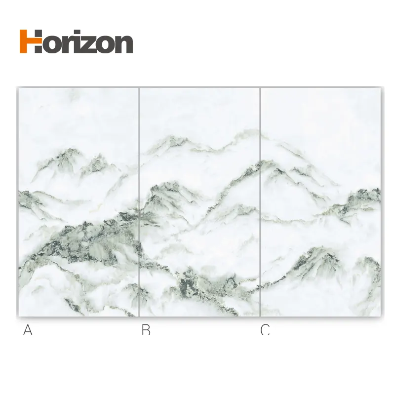 Landscape-Pattern Glossy Sintered Stone Slab 1600x3200mm