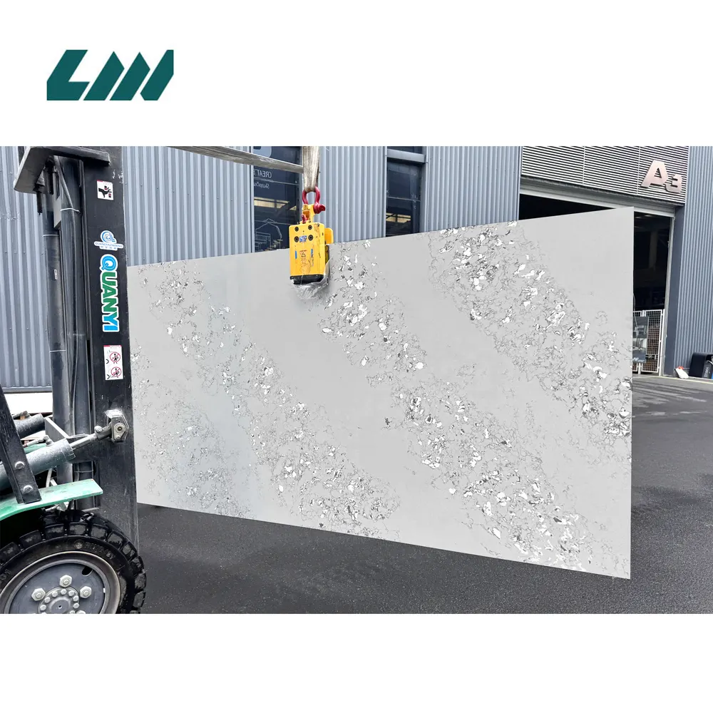 Jade-Look Engineered Quartz Slab 3200x1600mm