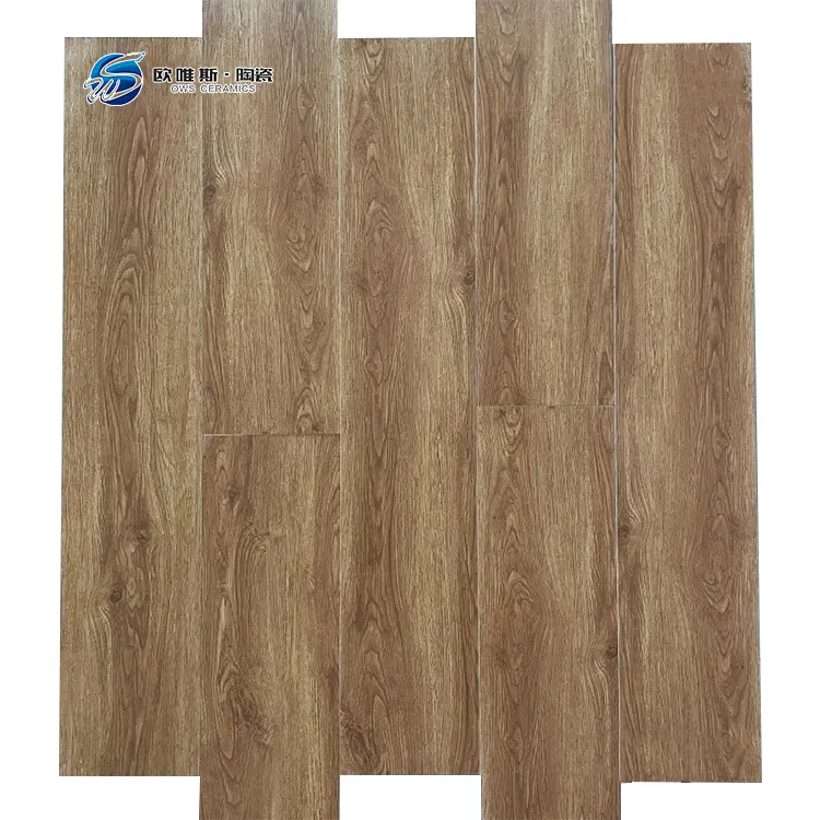 Wood-Look Ceramic Floor Tile 150x800mm 8.5mm Thick