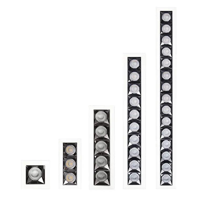 Recessed/Surface-Mounted Aluminum COB LED Grille Spotlight 6-36W product sample