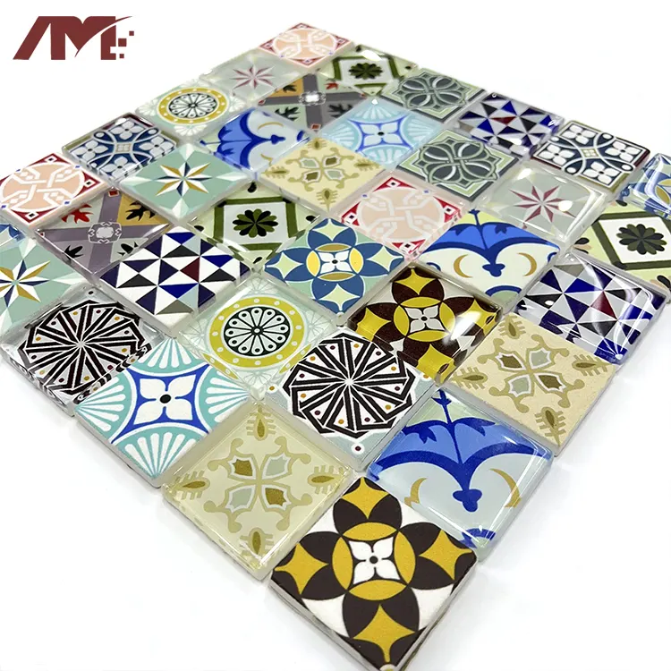 Glossy Glass Mosaic Tile 297x297x7mm