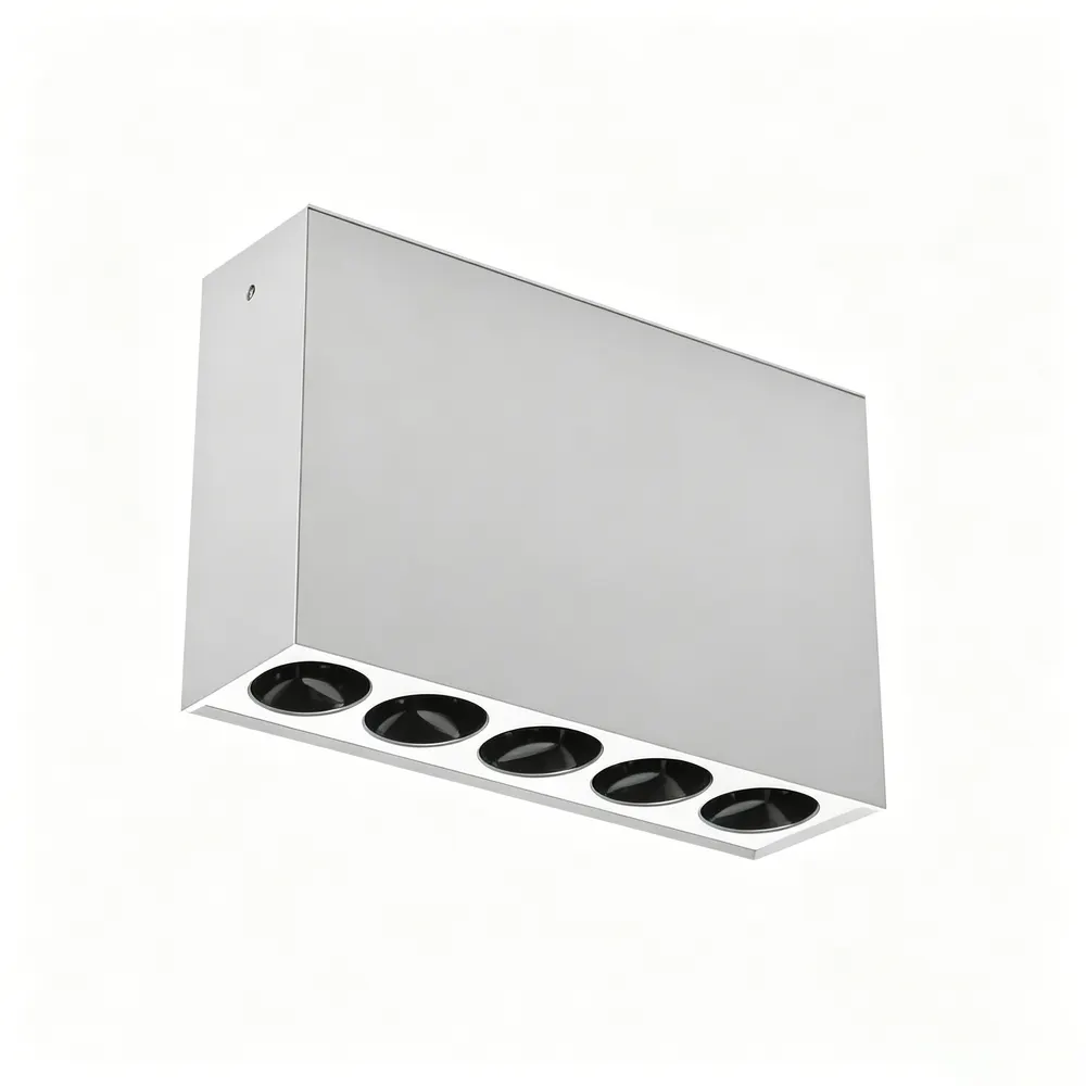 Dimmable Surface-Mounted Aluminum LED Grille Spotlight