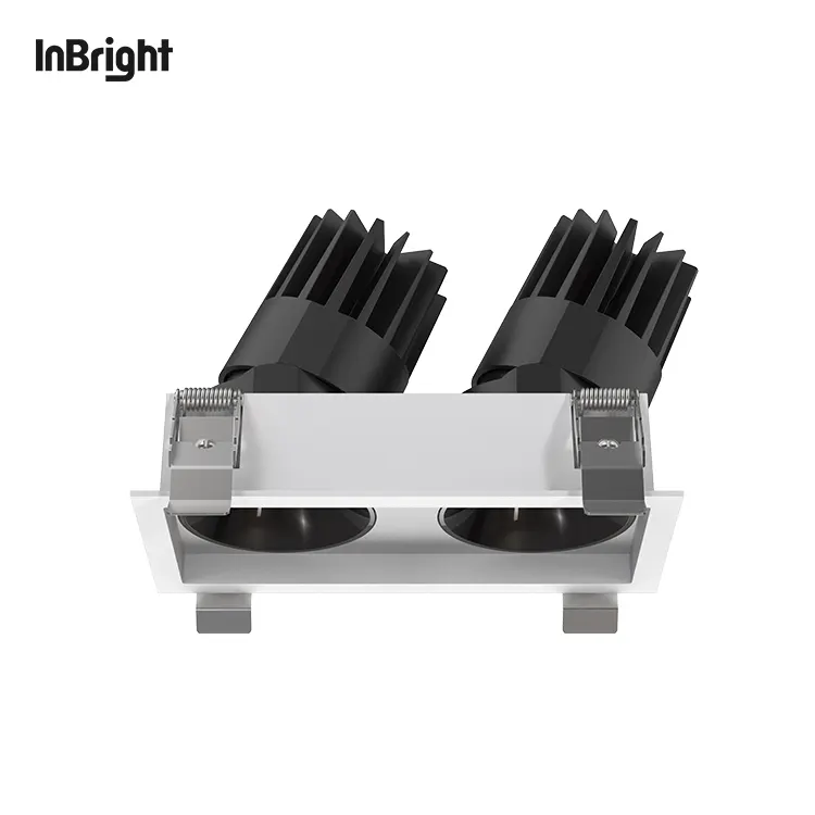 Adjustable Dimmable Recessed Square COB LED Downlight 8-25W IP65