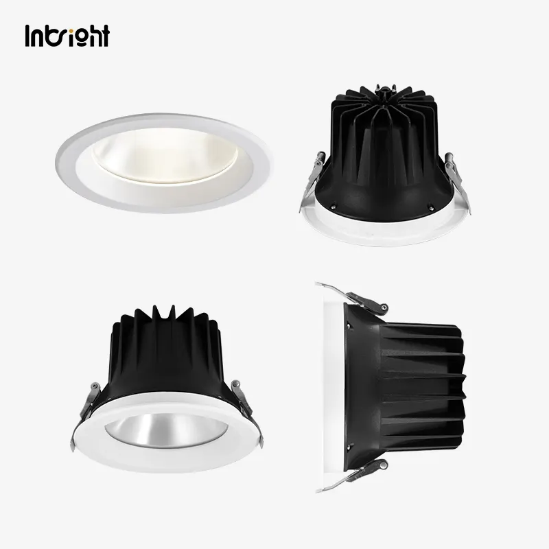 Recessed Aluminum LED Downlight 18-48W IP65