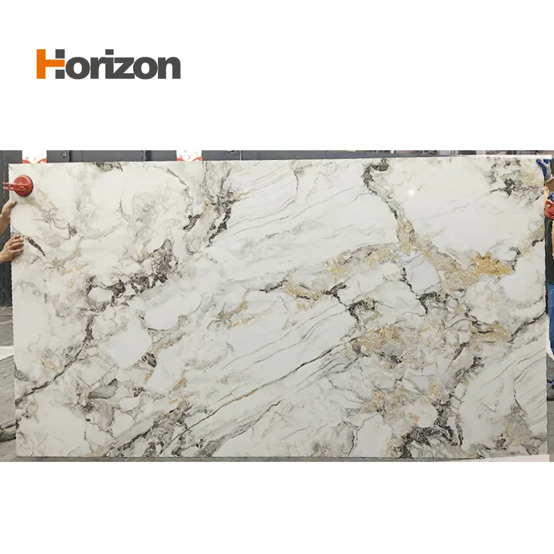 Black/Gold Sintered Stone Slab 1600x3200mm