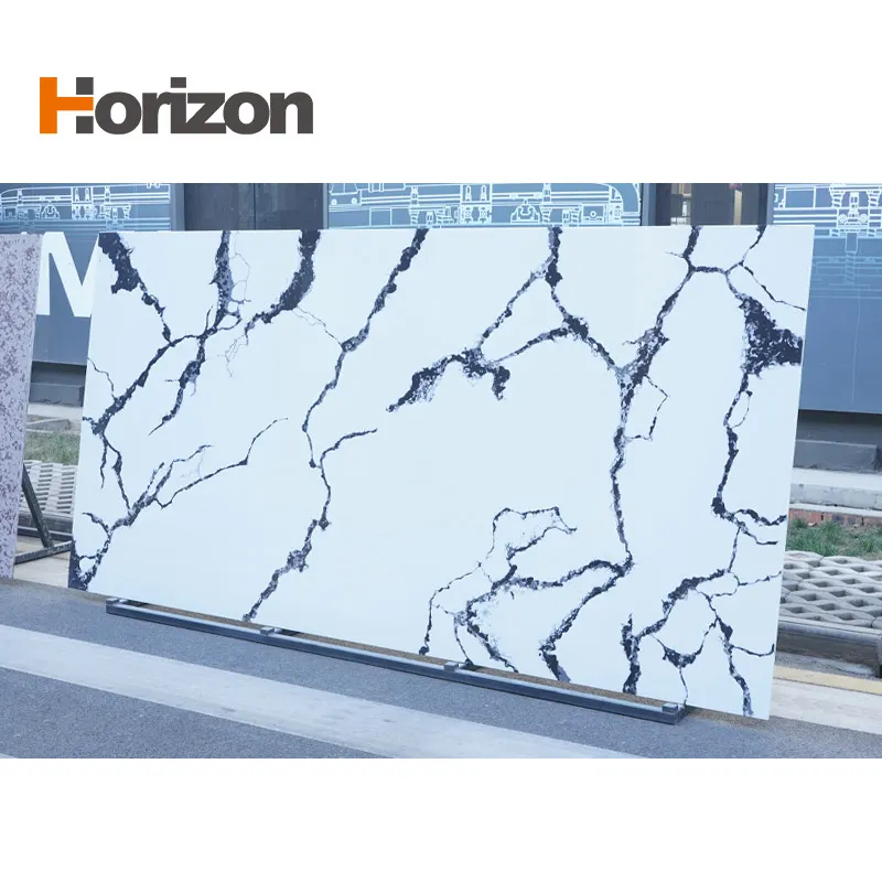White Engineered Quartz Slab 3200x1600mm