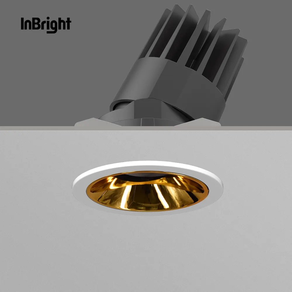 Anti-Glare Adjustable Recessed LED Downlight 8-25W IP65