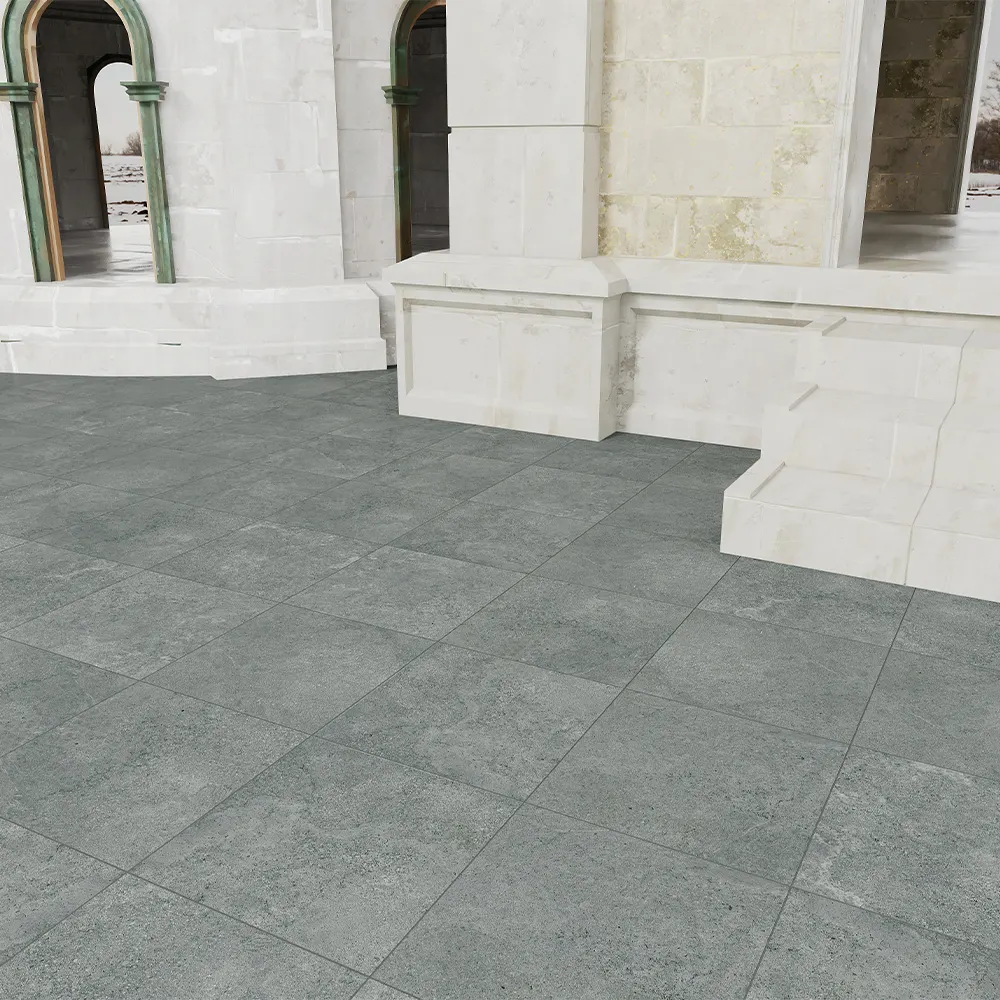 Non-Slip Stone-Look Porcelain Exterior Wall Tile 600x600x20mm