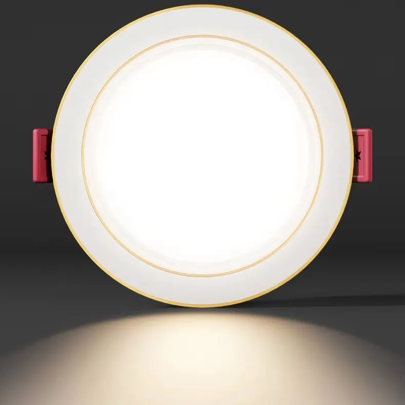 Dimmable Recessed Aluminum LED Downlight 6/7W 3CCT Selectable