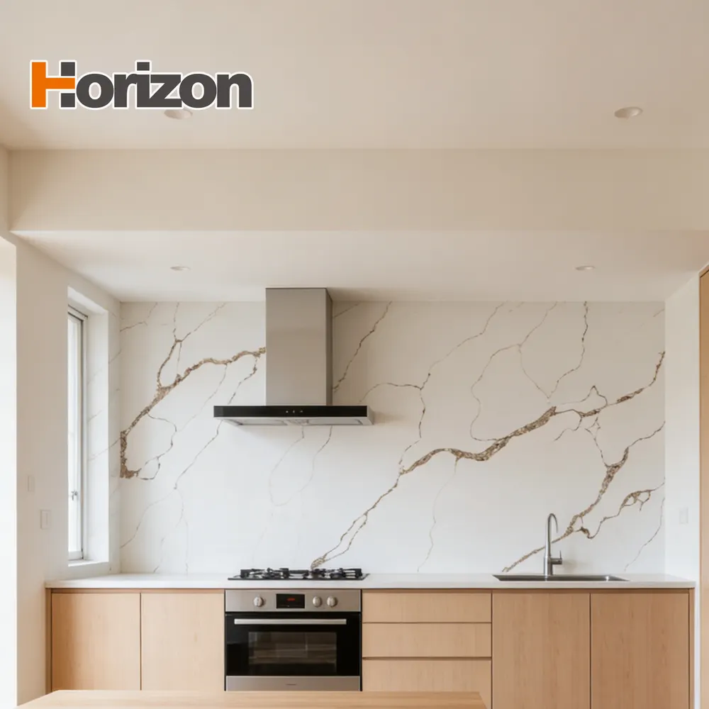 White Engineered Quartz Slab 3200x1600mm