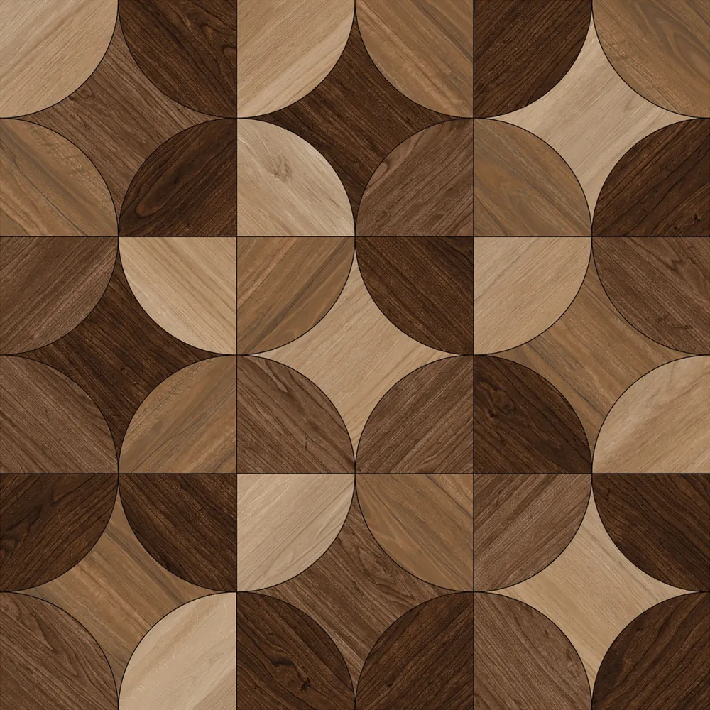 Glazed Ceramic Floor Tile 300x300mm 5mm Thick
