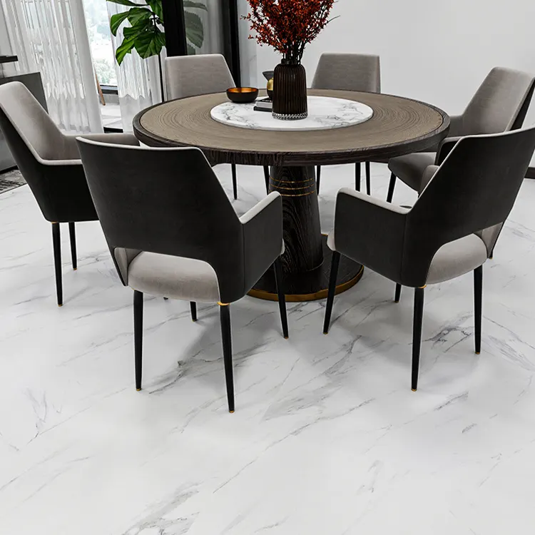 Non-Slip Stone-Look Porcelain Floor Tile 600x600mm