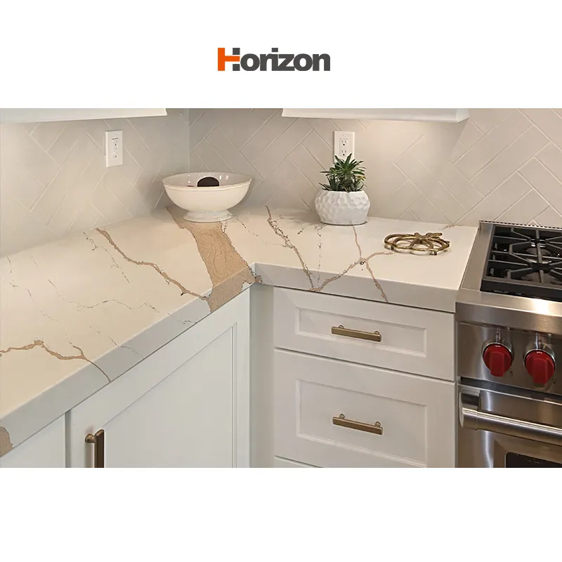 Calacatta Engineered Quartz Slab 3200x1600mm