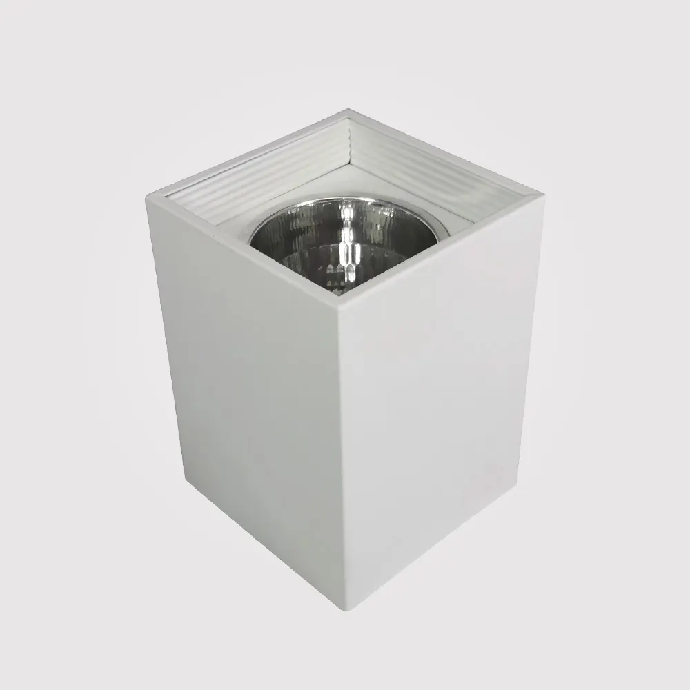 Surface-Mounted Aluminum Downlight Housing GU10 90/100m