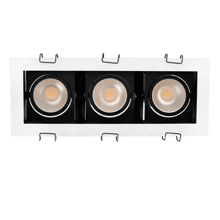 Adjustable Aluminum LED Grille Spotlight 9-30W 3