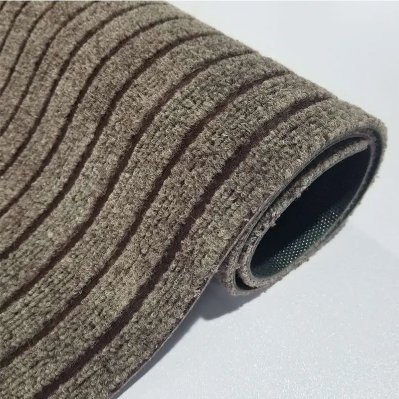 Polyester Entrance Door Mat 4-8mm Thick With PVC Backing