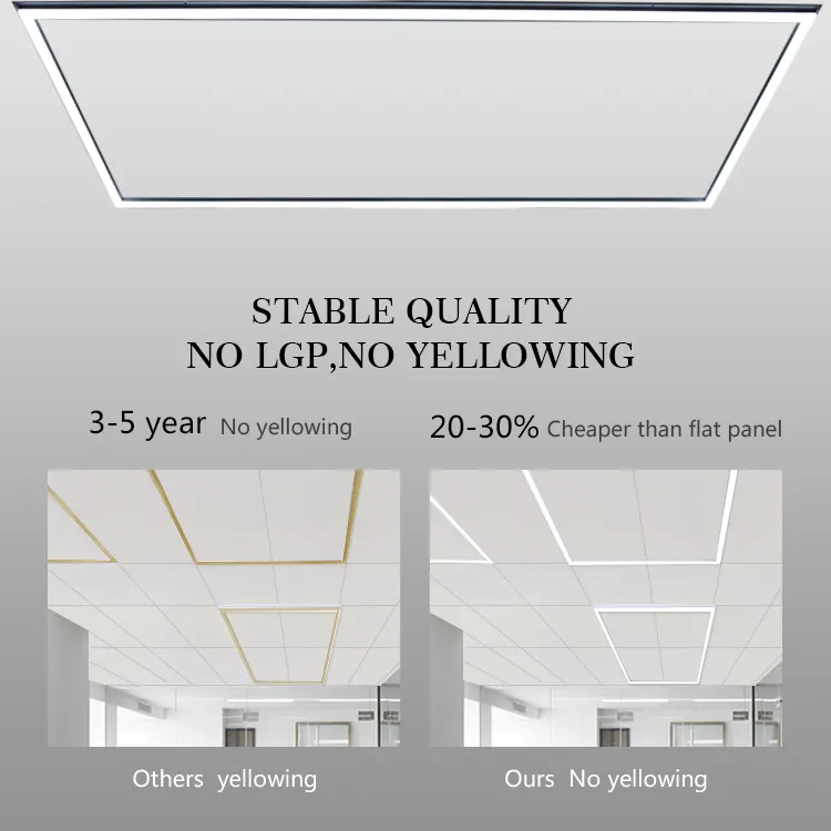 Slim Recessed Aluminum LED Panel Light 600x1200mm 60W
