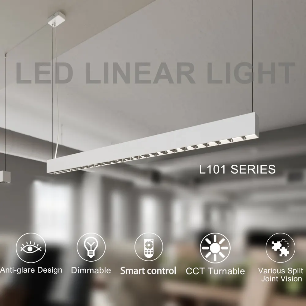 Smart Aluminum Linear LED Light Fixture 20-50W