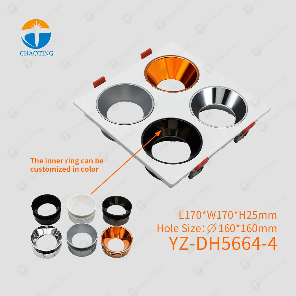 Aluminum Downlight Housing GU10/MR16