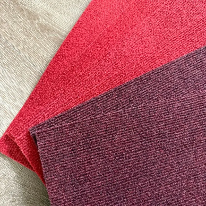 Nonwoven Needle-Punched Ribbed Polyester Floor Carpet