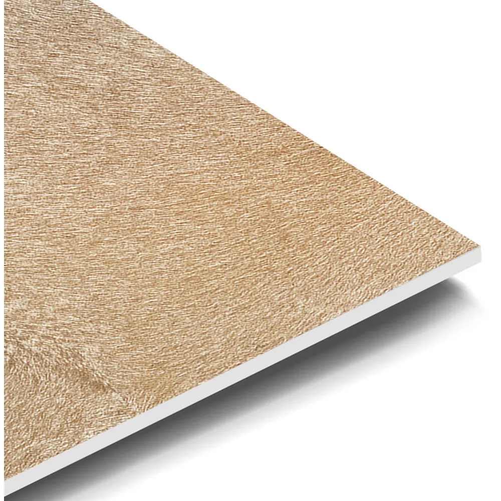 Non-Slip Wood-Look Glazed Porcelain Floor Tile 600x600mm