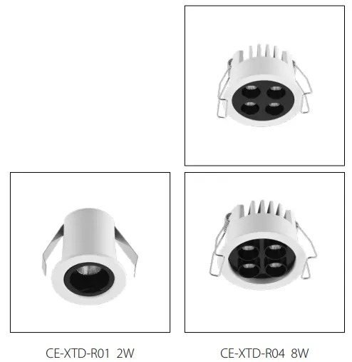 Anti-Glare Recessed Aluminum LED Grille Spotlight 6-20W