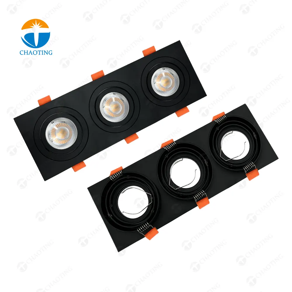 Surface-Mounted Aluminum Downlight Housing MR16/GU10