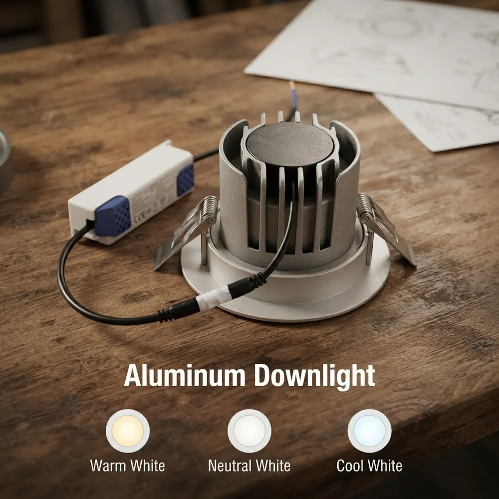 Anti-Glare Dimmable Recessed COB LED Downlight 9/30W 6in 160mm product sample