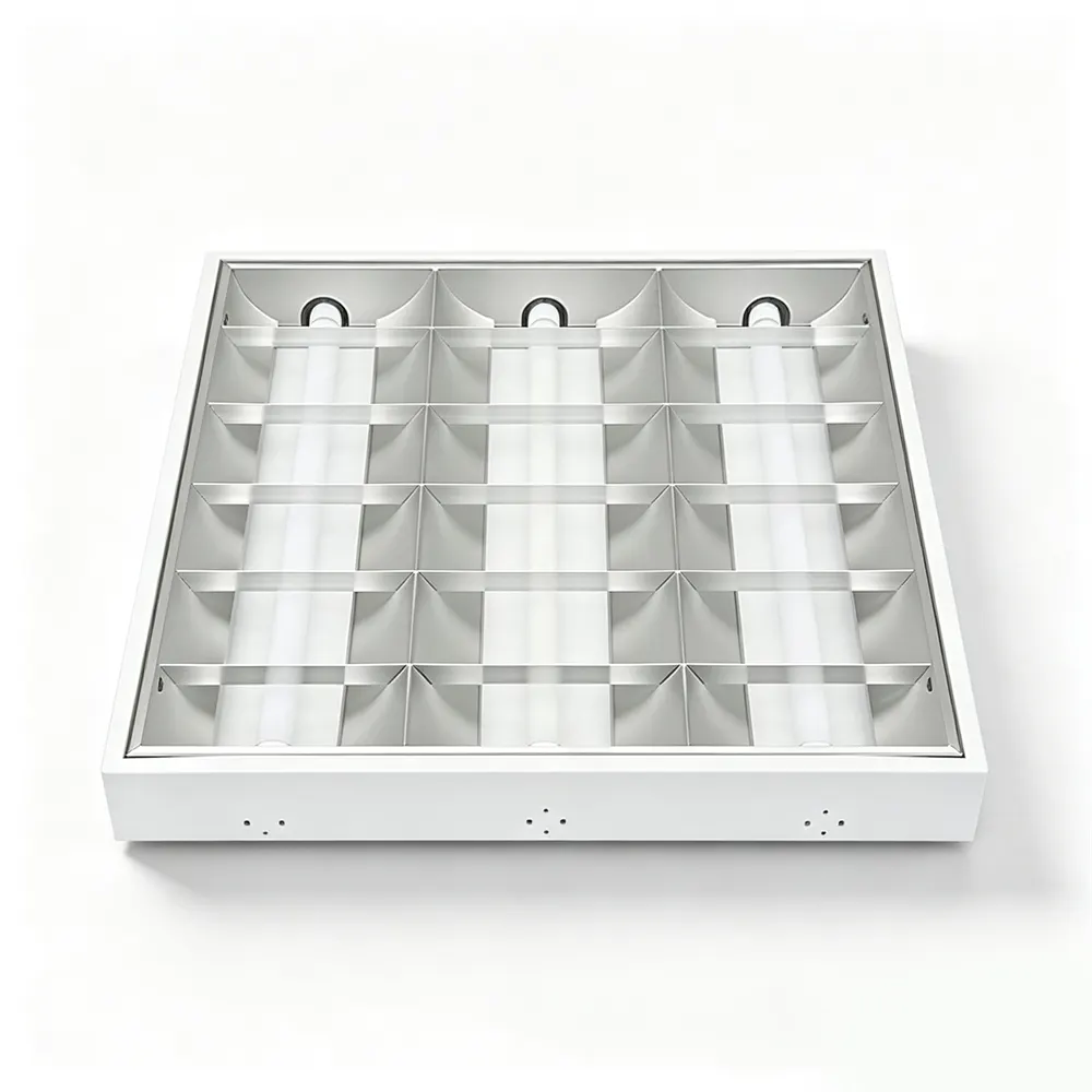 Recessed/Surface-Mounted Steel LED Grille Troffer Light product sample