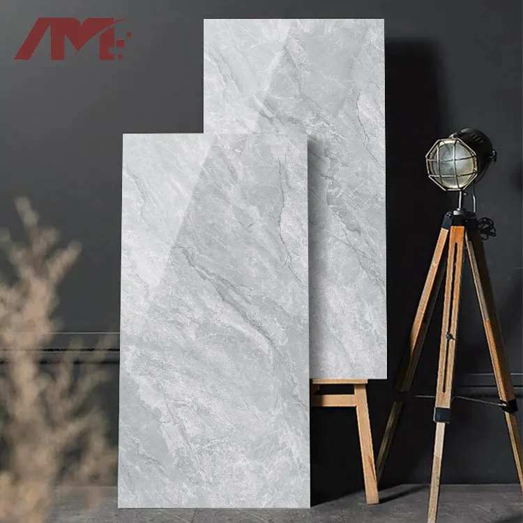 Marble-Look Polished Sintered Stone Slab 750x1500mm