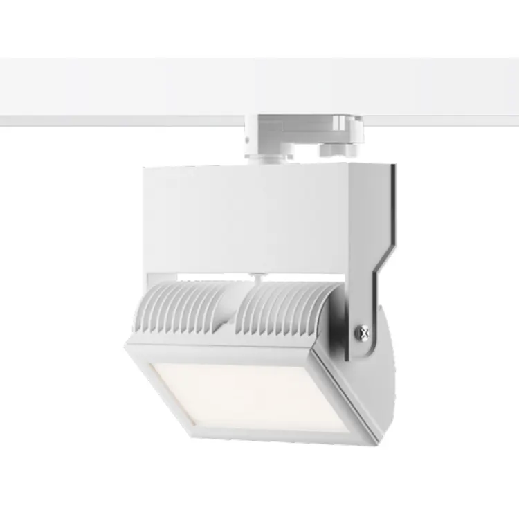 Adjustable Aluminum LED Track Spotlight 20-50W For 4-Wire Track