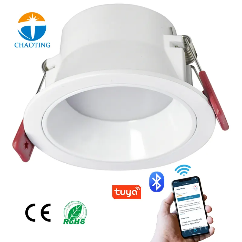 Smart Recessed Aluminum LED Downlight 12/20W IP20 3000-6000K product sample