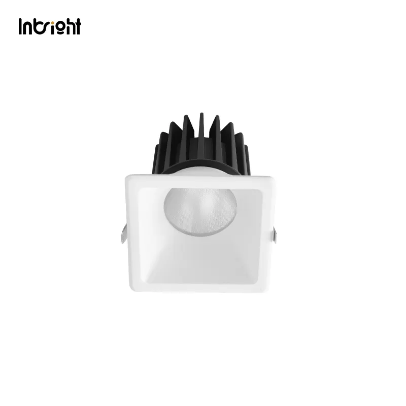 Recessed Square Aluminum LED Downlight 8-40W IP65