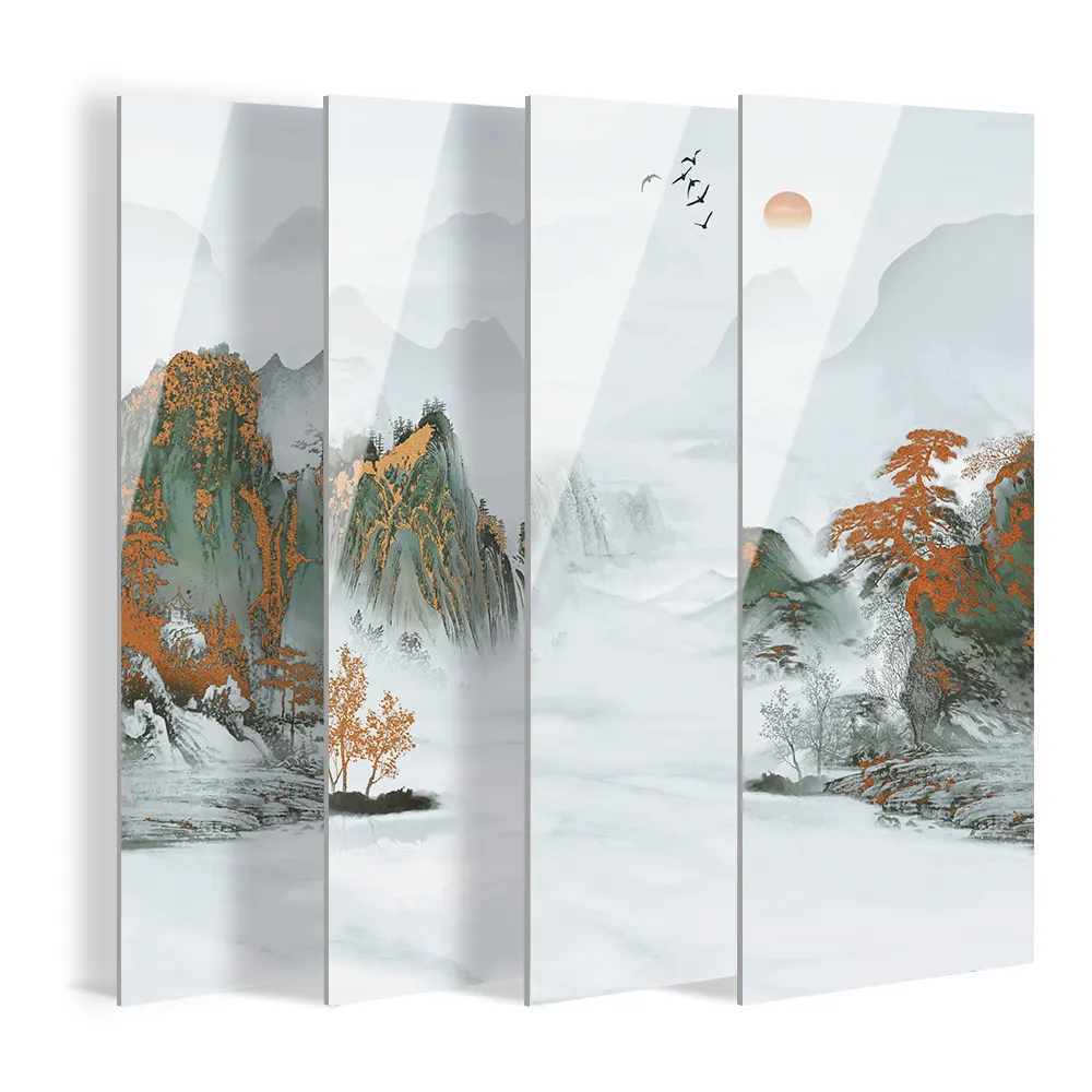 Landscape-Pattern Sintered Stone Slab 800x2600mm