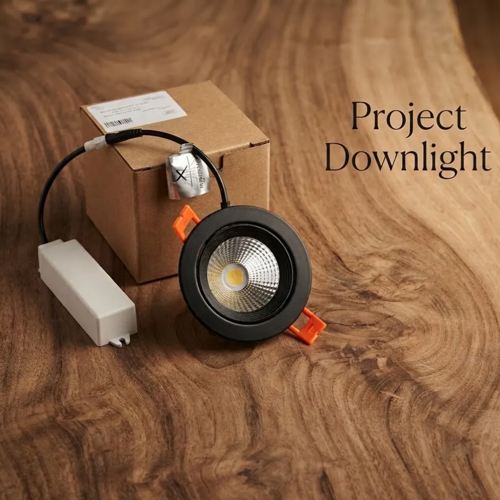 Dimmable Recessed Round COB LED Downlight 3-15W product sample
