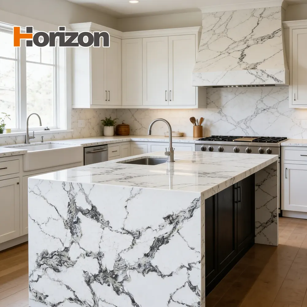 White Engineered Quartz Slab 3200x1600mm