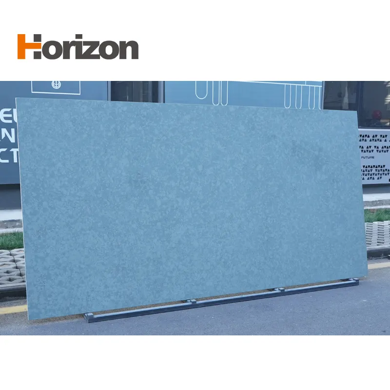 Jade-Look Black/Blue Engineered Quartz Slab 3200x1600mm