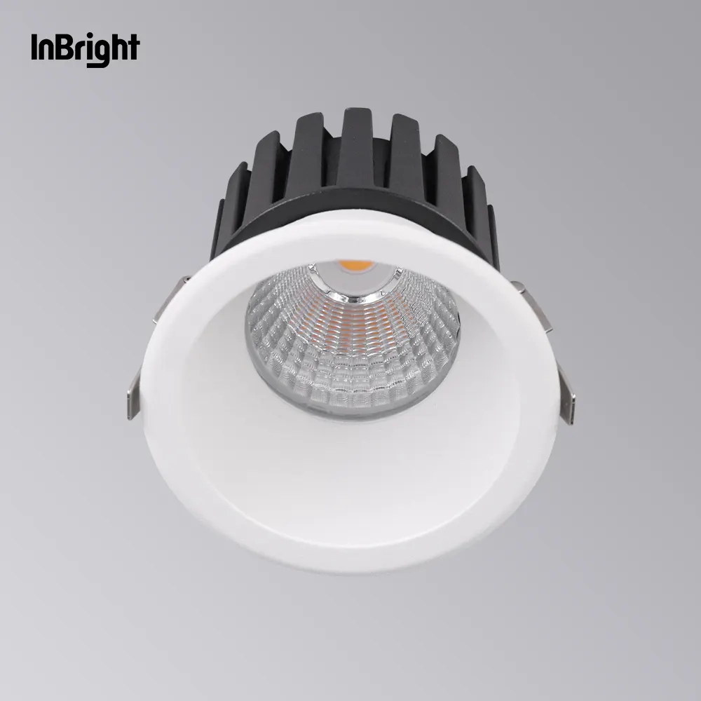 Dimmable Recessed Aluminum COB LED Downlight 8-28W IP65