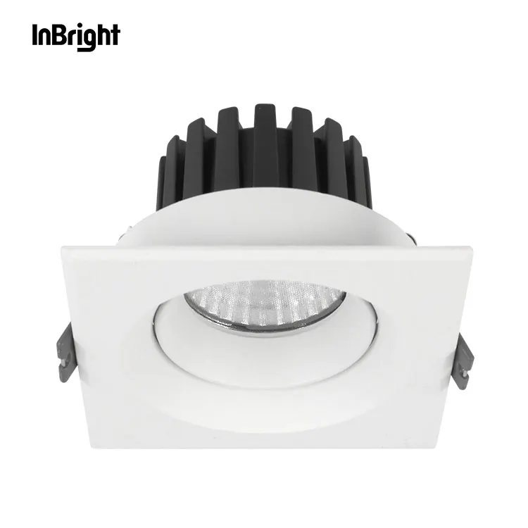 Anti-Glare Adjustable Recessed Square LED Downlight 8-25W