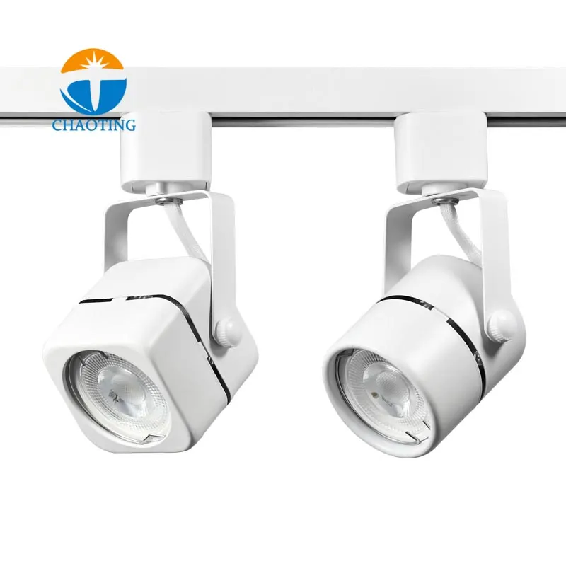 Adjustable Surface-Mounted Aluminum Track Spotlight Housing GU10/MR16 product sample