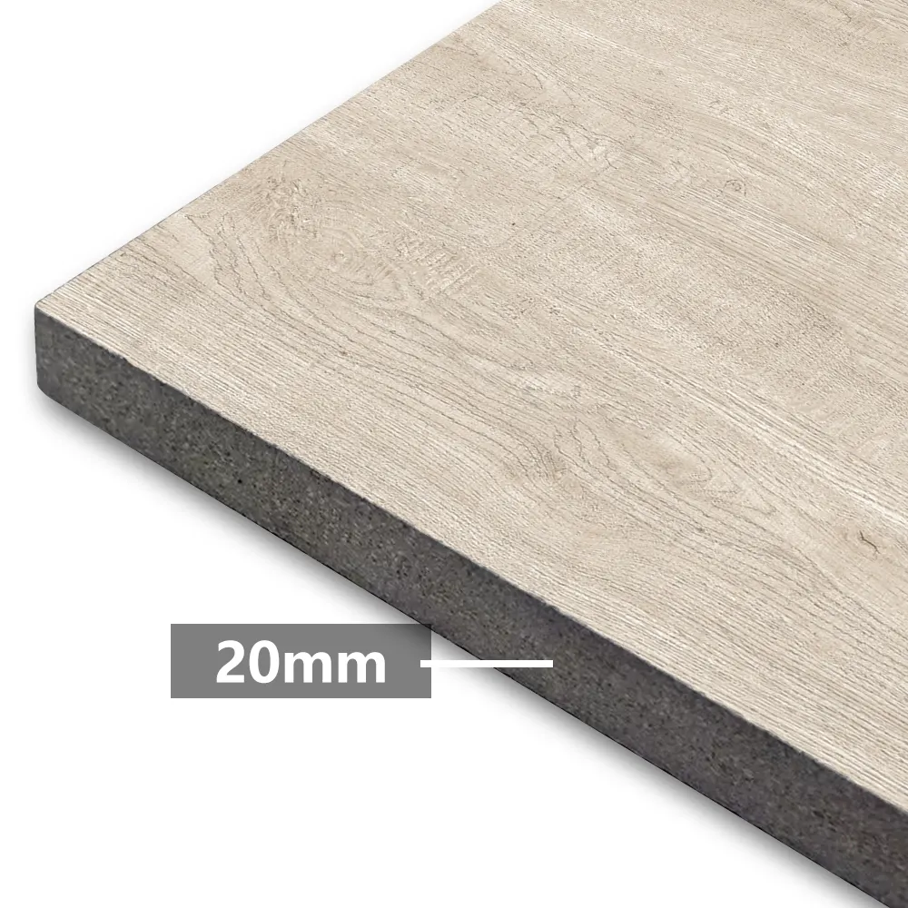 Non-Slip Wood-Look Porcelain Floor Tile 600x600mm