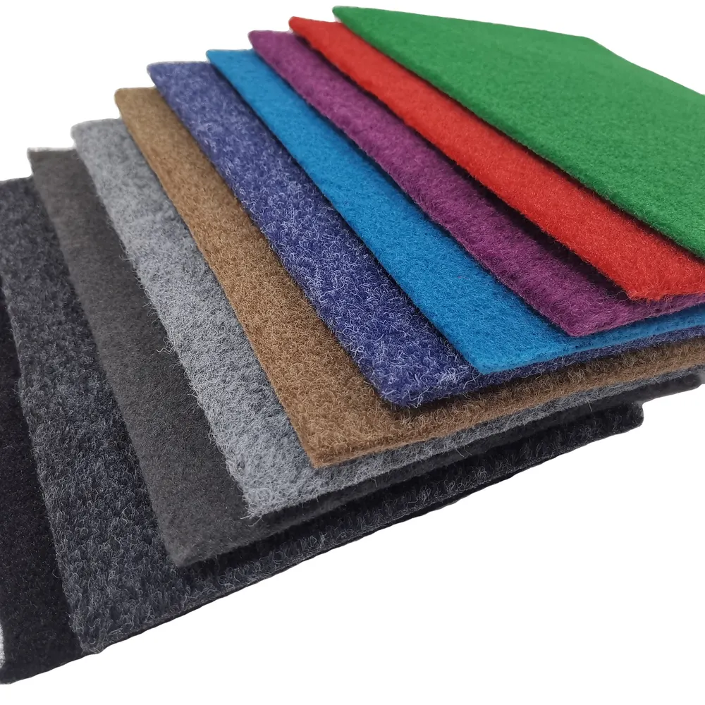Nonwoven Velour Polyester Floor Carpet 4-8mm Thick