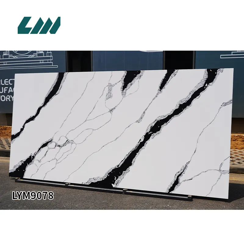 White Engineered Quartz Slab 3200x1600mm