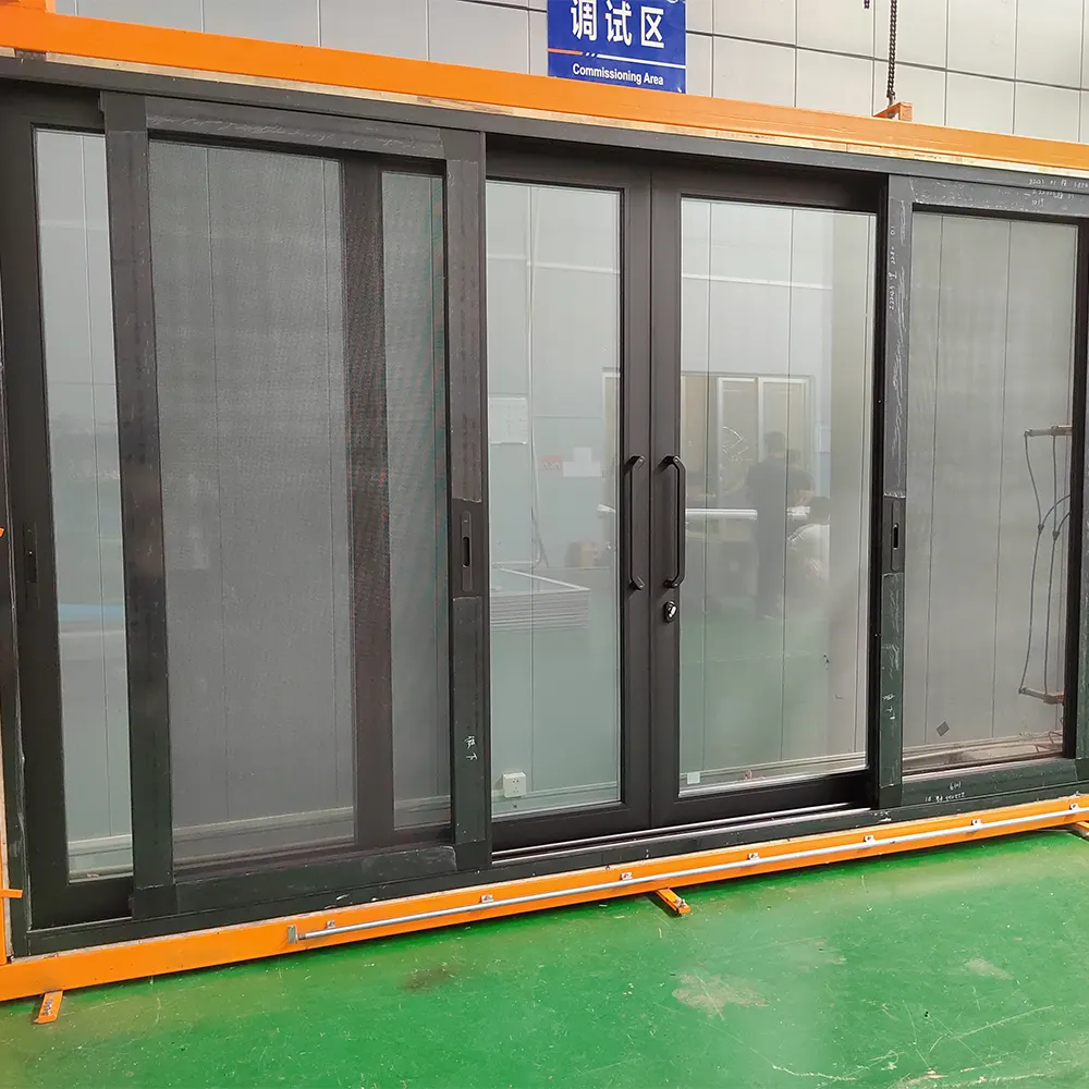 Thermal-Break Aluminum Window 5+12A+5mm With Double Tempered Glazing