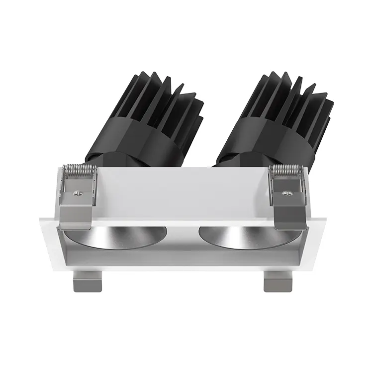 Anti-Glare Recessed Aluminum COB LED Grille Spotlight 8-25W IP65
