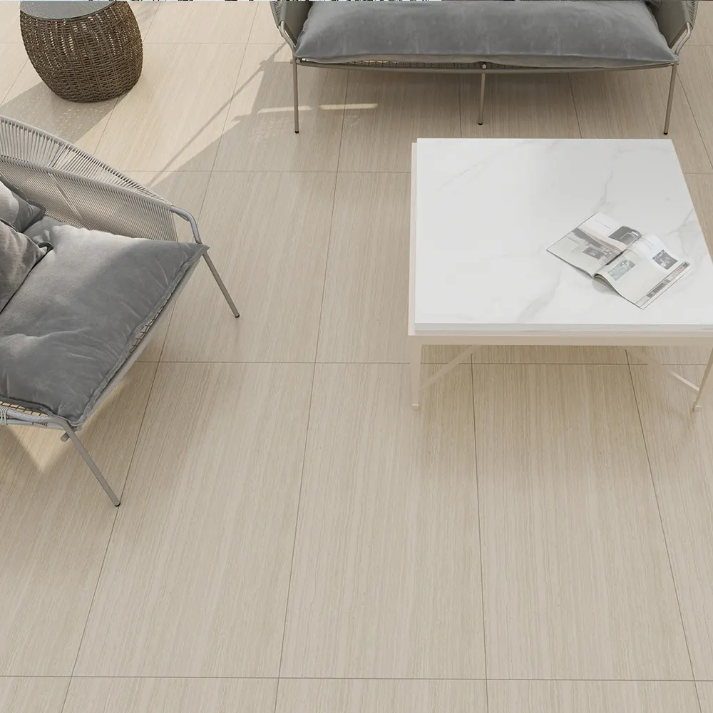 Non-Slip Stone-Look Matte Porcelain Floor Tile 600x1200mm
