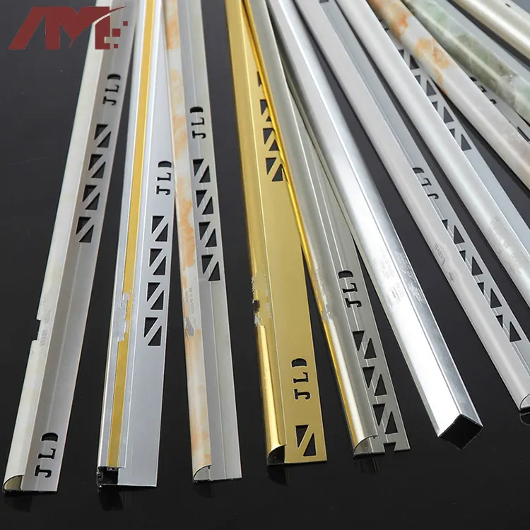 Aluminum Tile Edge Trim For Finished Tile Edges